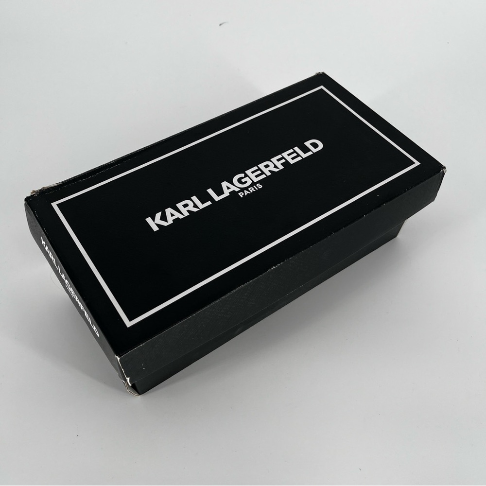 Karl Lagerfeld Michaela Espadrille Flats White Logo - Size 9.5 - Picture 11 of 12